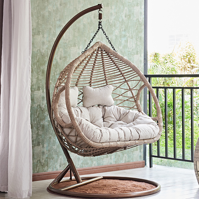 Hot Sales Hanging Metal Egg Chair outdoor swing chair hanging egg patio swings