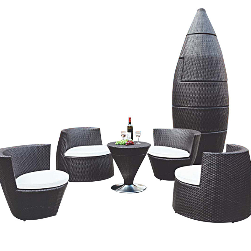 Hot Sale Outdoor Garden Furniture Rope Woven Dining Sets Chair Rattan Set outdoor furniture