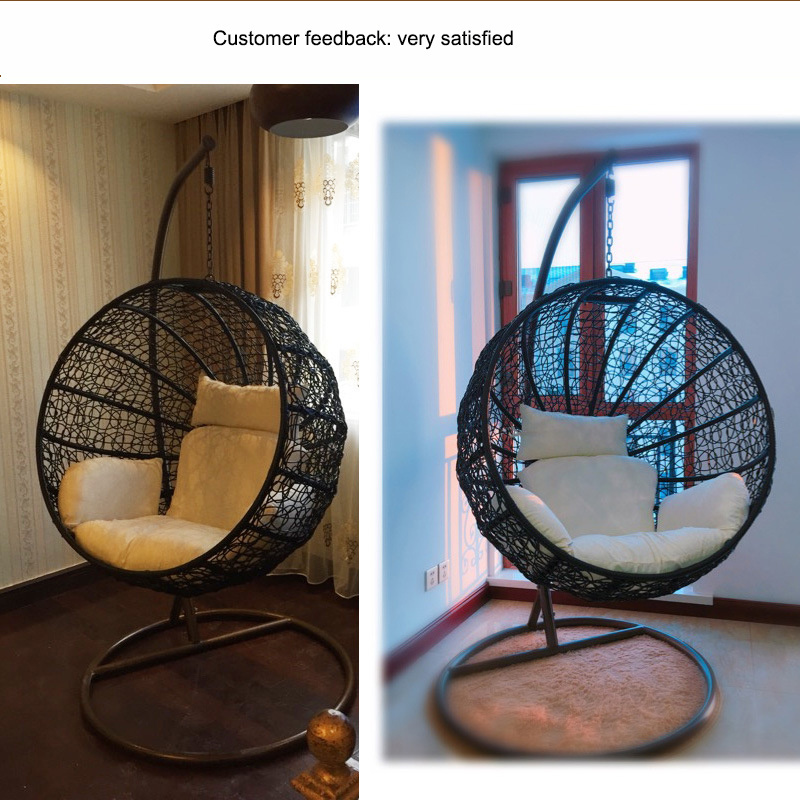 Factory hammock swing chair with metal stand hanging outdoor Swing Chair