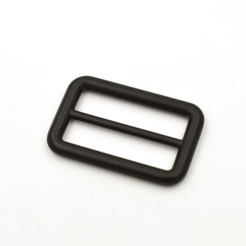 38mm Black metal adjustable triglide slide buckles for strap webbing decorative