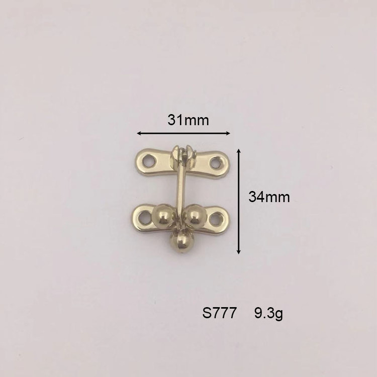 wholesale Box Buckle Hasp Latch Jewelry Wooden Box Clasp Lock Cabinet Buckle Vintage Case Locks