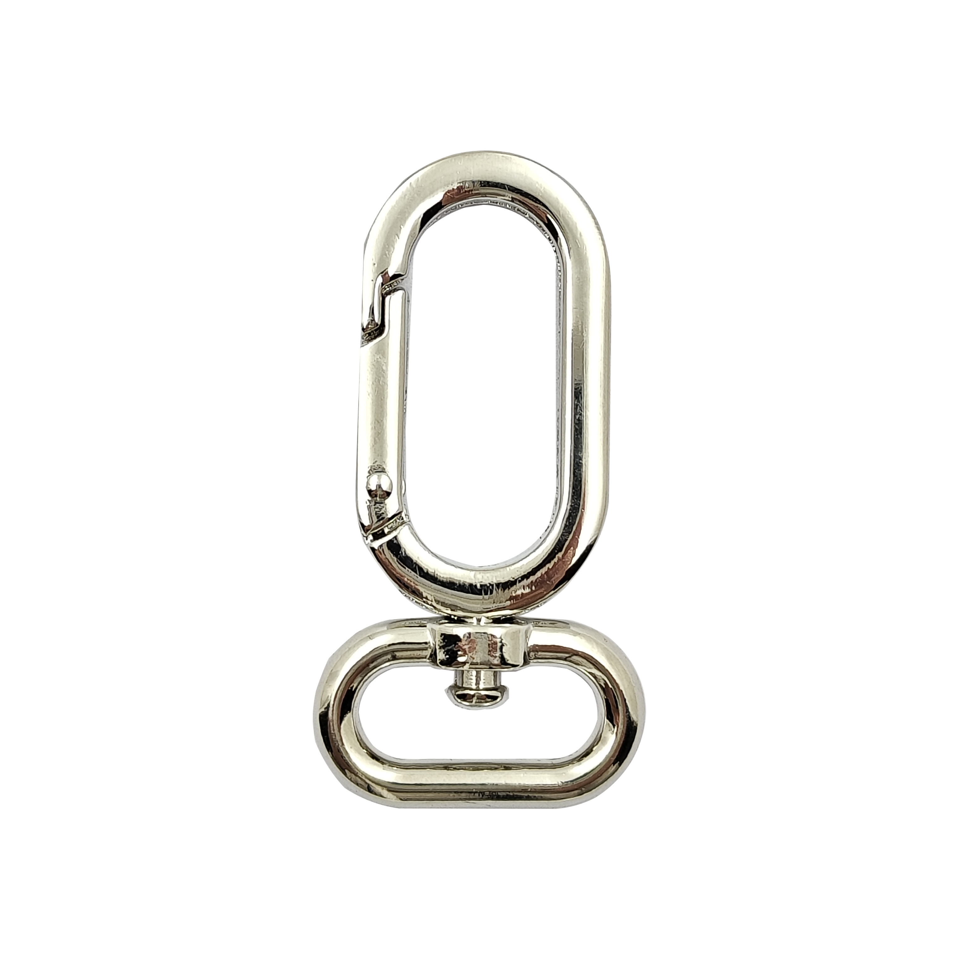 New Style Dog Leash Metal Clip Keychain Snap Swivel Key Ring Hooks Bag Parts Metal Swivel Trigger Spring Snap Hooks