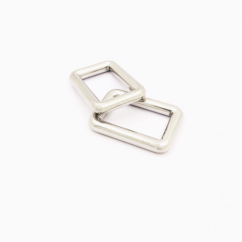 Wholesale Hardware Bag Accessories Stainless Steel Buckle Rectangular Metal Square Round Ring Buckle For Webbing Strap Belt