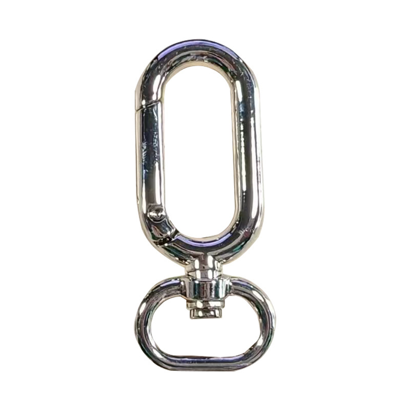 New Style Dog Leash Metal Clip Keychain Snap Swivel Key Ring Hooks Bag Parts Metal Swivel Trigger Spring Snap Hooks