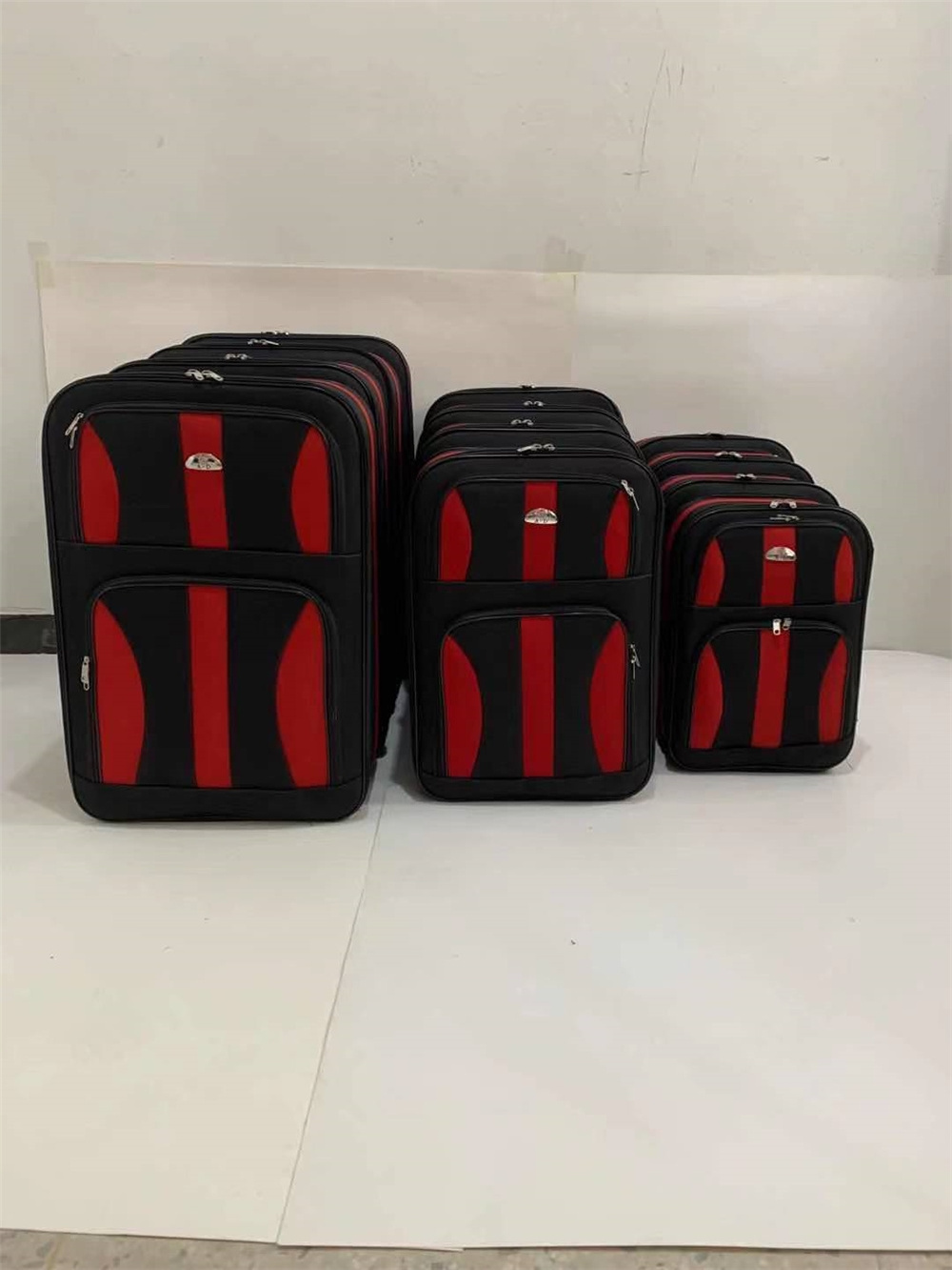 Hot Custom High Quality Semi-finished Nylon 12 Piece Trolley Set Half-finished Luggage Sets for wholesales