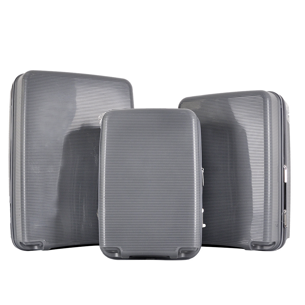 China factory wholesale PP 12pcs luggage set semi-finished luggage suitcase