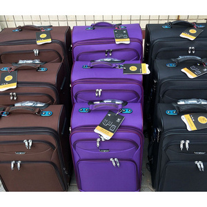 Large-capacity Oxford cloth material suitcase travel suitcase combination box silent spinner travel luggage set for men