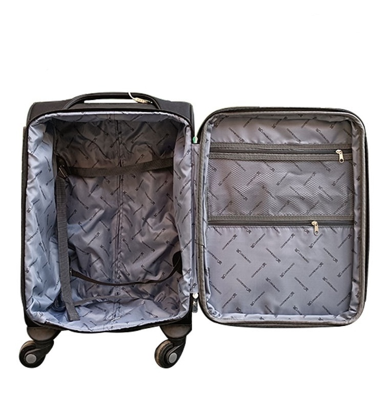 Large-capacity Oxford cloth material suitcase travel suitcase combination box silent spinner travel luggage set for men