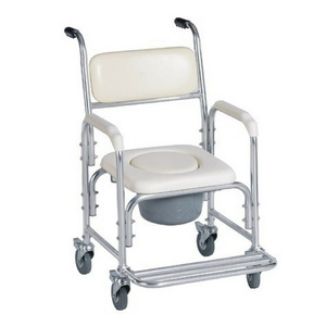 Commode wheelchair Toilet Chair For Old Men Commode Wheel Chair Personal Mobility Shower Transport Commode Medical Rolling Chair