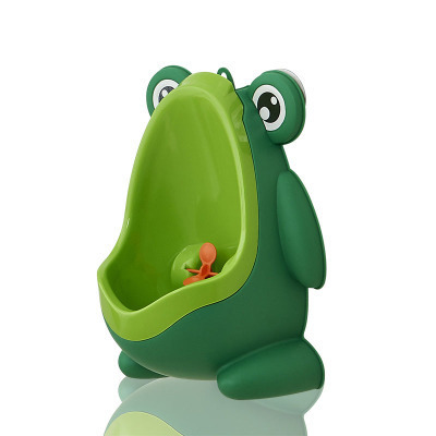 Cute Frog Design Plastic Cartoon Urinal For Boys, Portable Kids Cartoon Toilet For Toilet Training