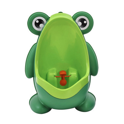 Cute Frog Design Plastic Cartoon Urinal For Boys, Portable Kids Cartoon Toilet For Toilet Training