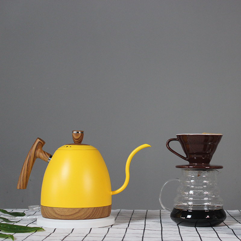 smart mini electric pour over 1000ml gooseneck variable kettle temperature control hand drip brew coffee pot