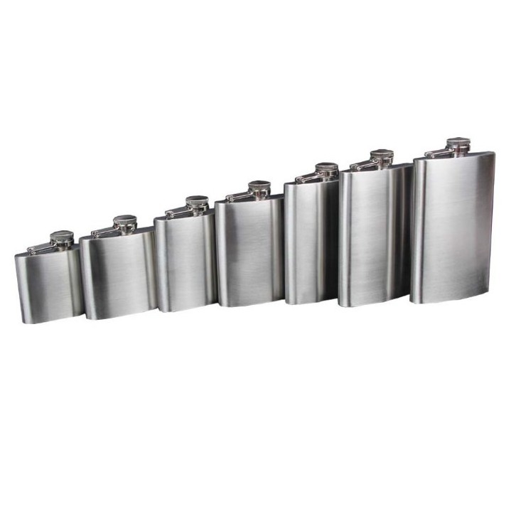 Leak-proof Steel Portable Hip Flask with Funnel