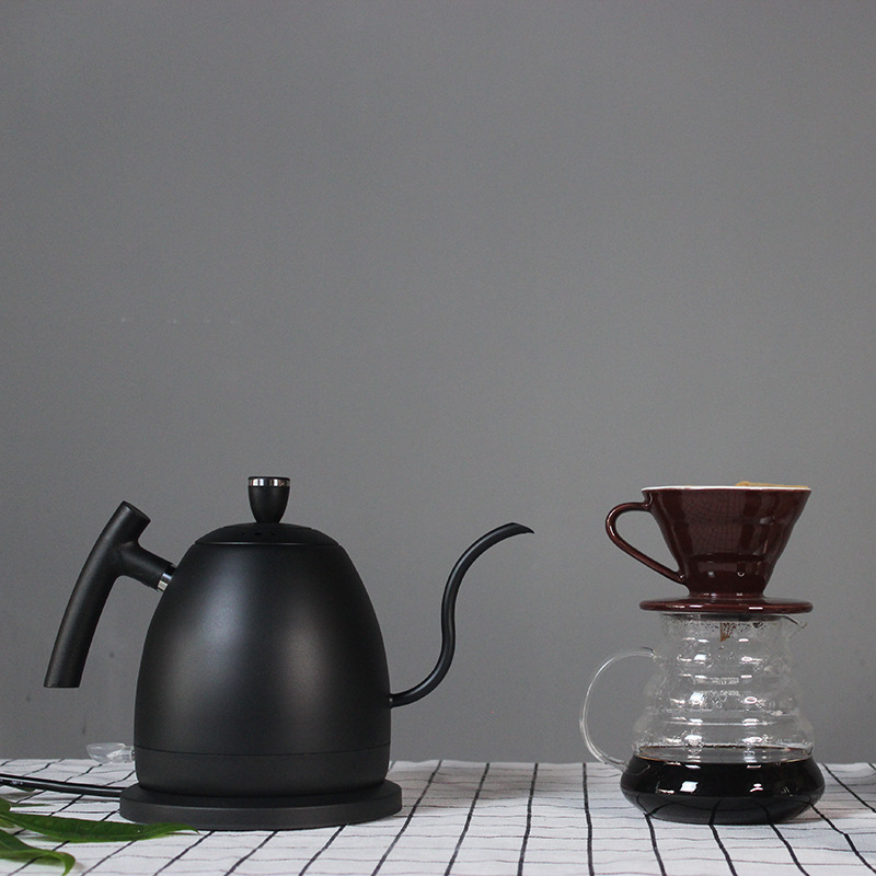 smart mini electric pour over 1000ml gooseneck variable kettle temperature control hand drip brew coffee pot