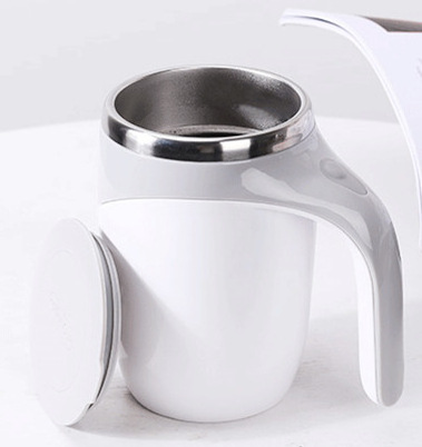 New Smart Drinkware Stainless Steel Electric Magnetic Auto Automatic Mixing String Coffee Cup Self Stirring Coffee Mug