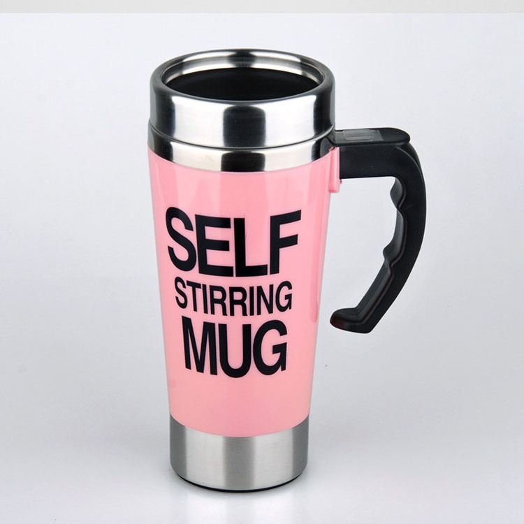 Wholesale Automatic Electric Stainless Steel Coffee Mixing Cup Self Stirring Mug Drinking Cup