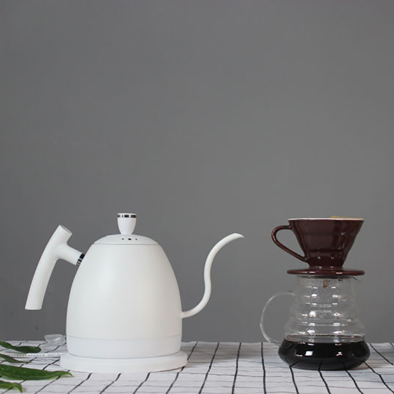 smart mini electric pour over 1000ml gooseneck variable kettle temperature control hand drip brew coffee pot