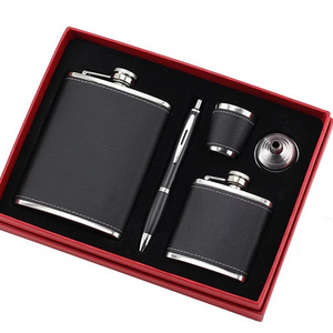 304 stainless steel 9oz hip flask black powder coated whisky hip flask with customization