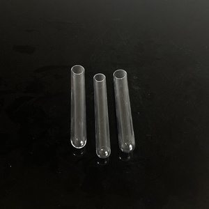 Success High Purity Quartz Glass Pipe Clear End Open Quartz Test Tube Tubo De Vidrio