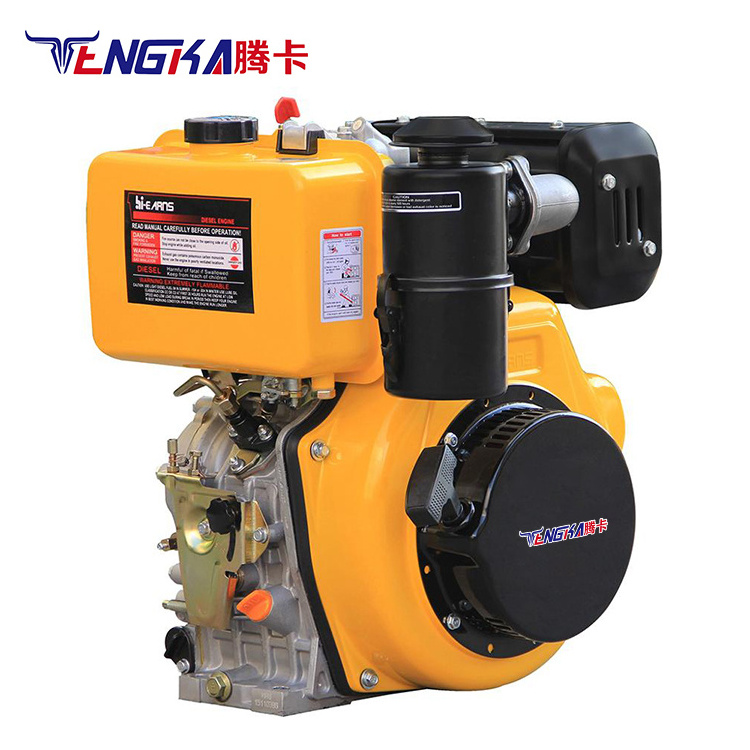 High Speed 15 Hp 186fa Single Cylinder Electric Start Air Cooled Small Diesel Engine