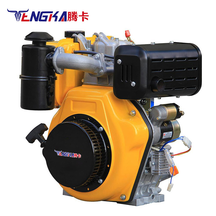 High Speed 15 Hp 186fa Single Cylinder Electric Start Air Cooled Small Diesel Engine