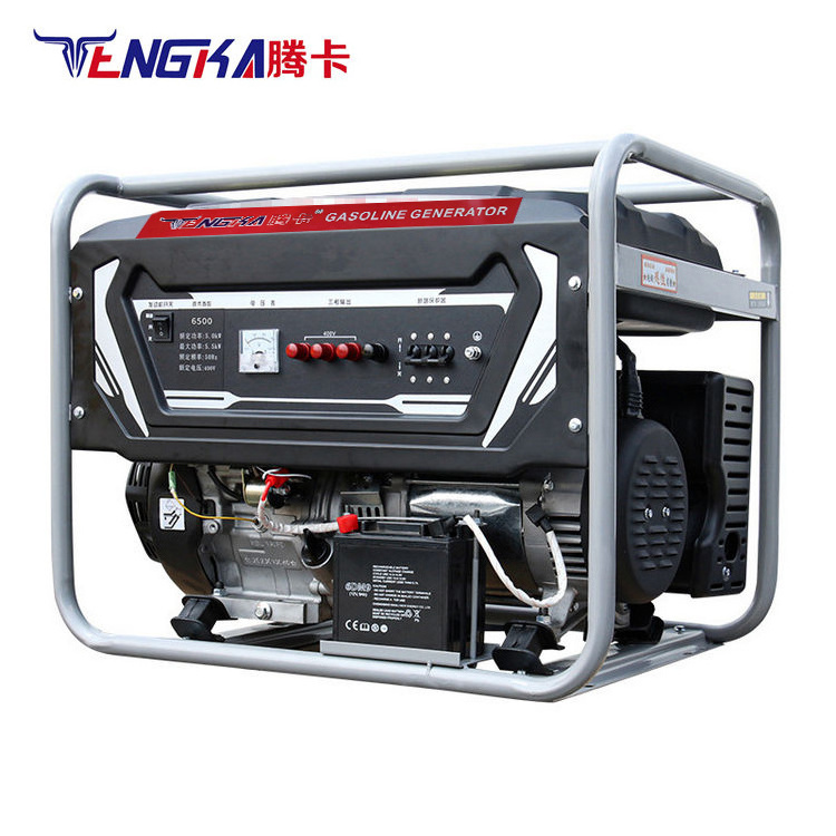 8000 Watt Power Electric Gasoline Generator 220V 5KW 6.5KW 7500W 8500 Petrol Gasoline Generator for Home Use