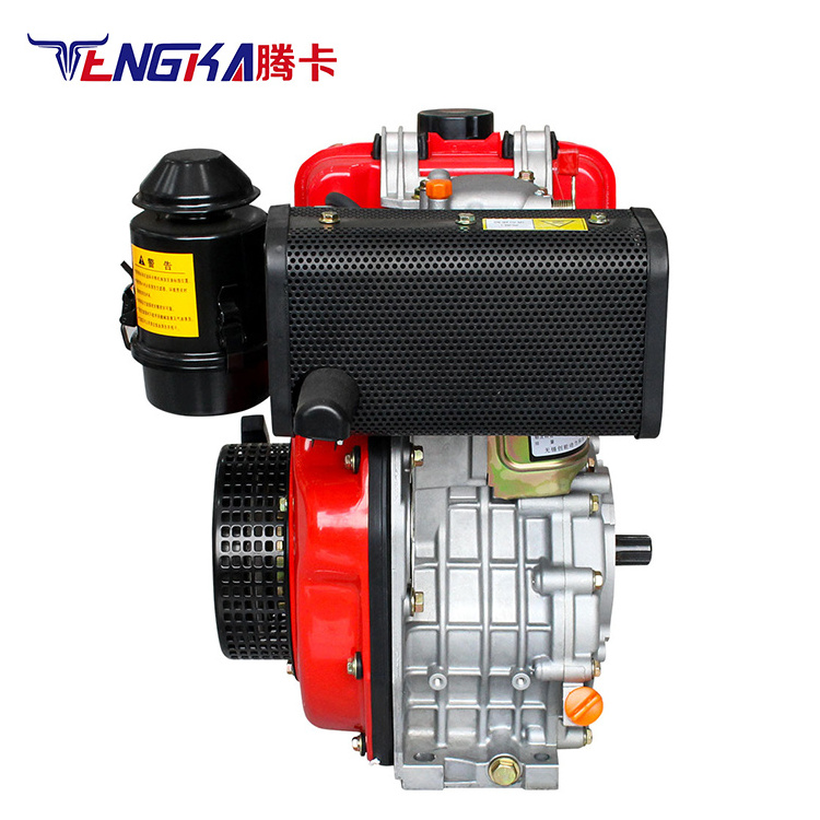 168f 170f Horizontal Diesel Engine Small Mini 4 Stroke Air Cooled Single Cylinder Manual Start Diesel Power Engine