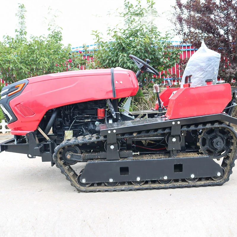 50HP 60HP 80HP 120HP Small Tracked Tractor Farm Use Mini Agricultural Crawler Tractors