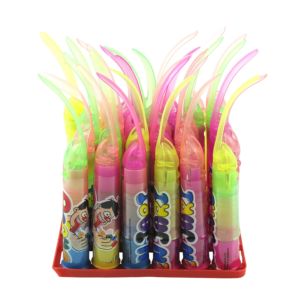 Colorful Light Up Finger nail Toy With Fruity Flavor Hard Sweet Candy Pin Pop Lollipop  for kids