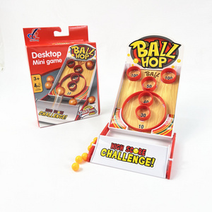 Interesting kids plastic desktop mini ball hop game toy interactive party table game toys