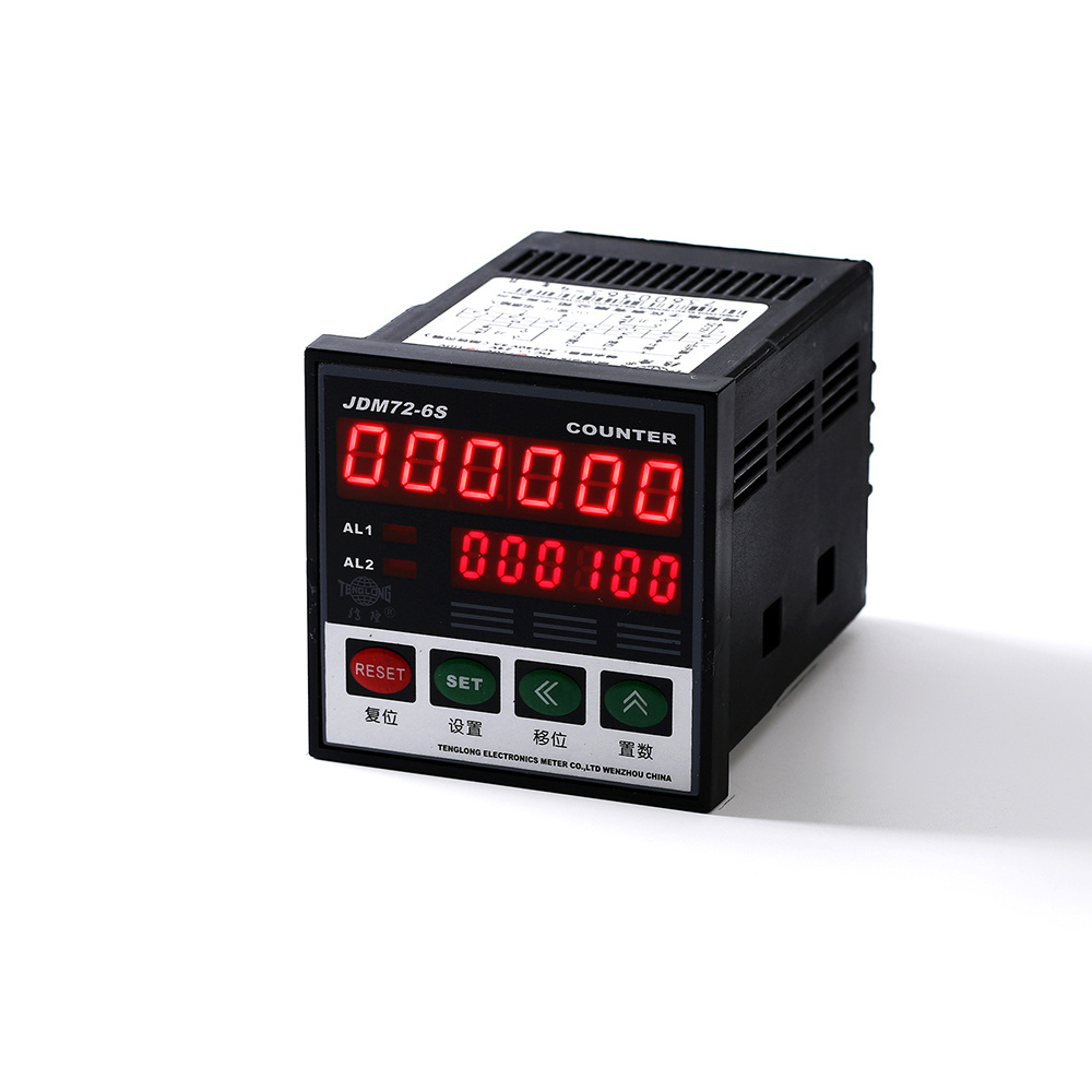 JDM72-6S High Quality LED Display 6 Digit Digital Intelligent Length Counter Meter