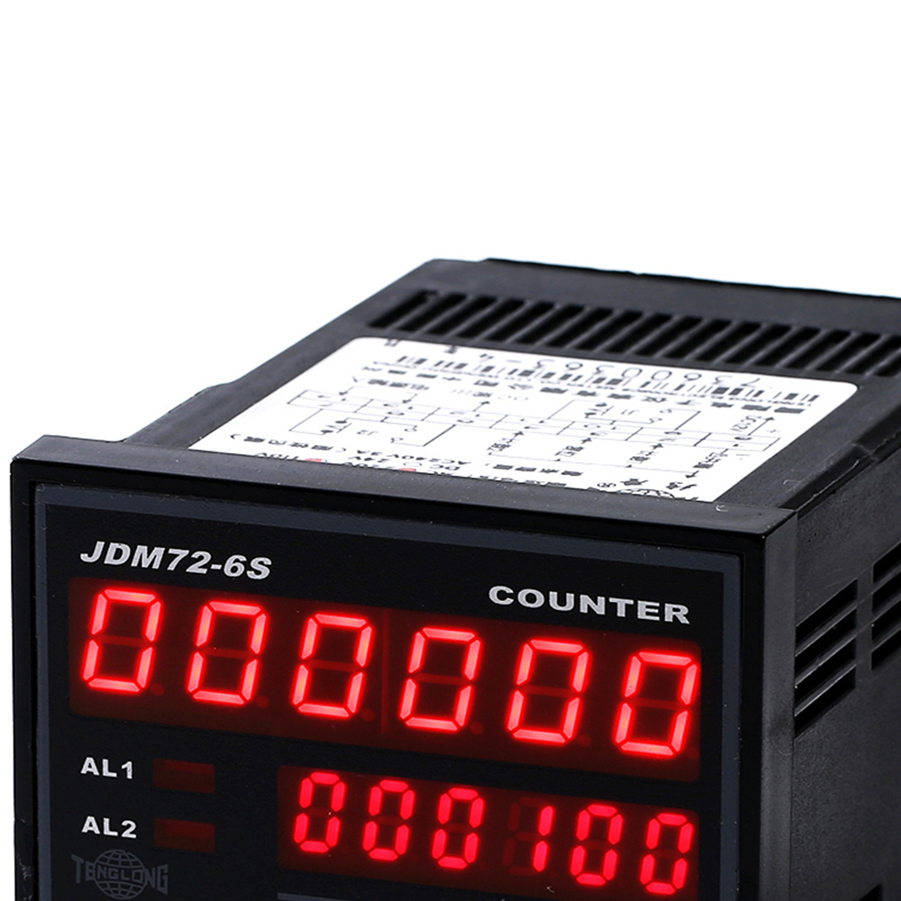 JDM72-6S High Quality LED Display 6 Digit Digital Intelligent Length Counter Meter