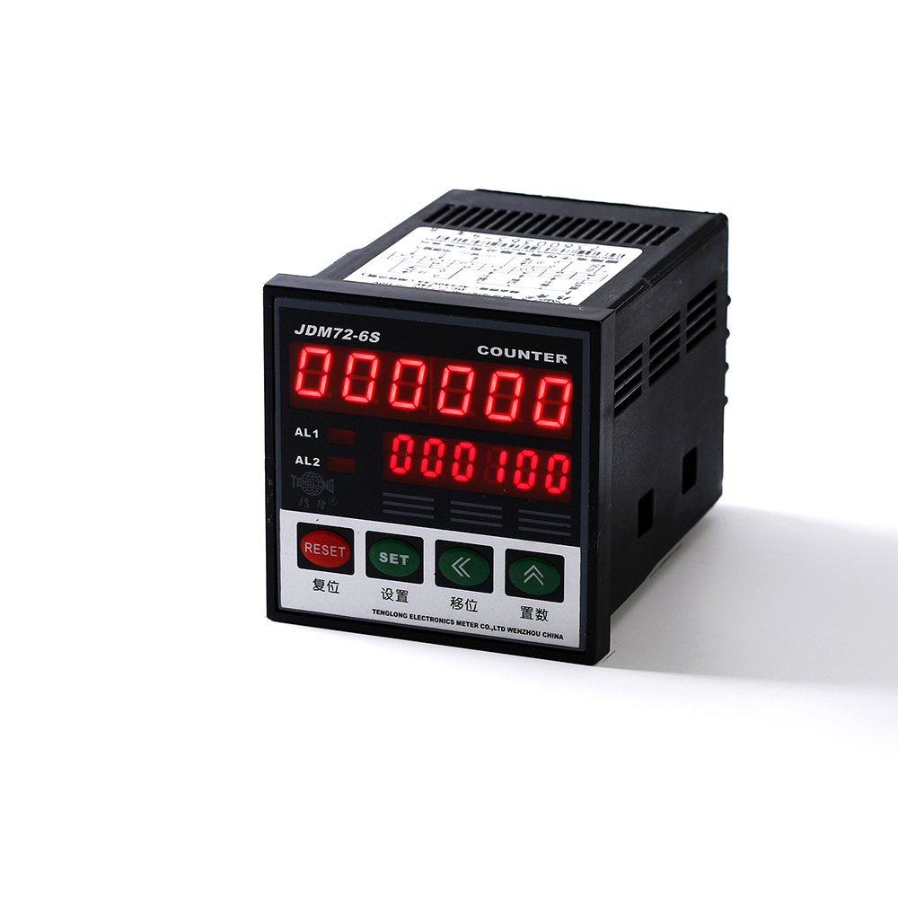 Industry high precision electronic 6 digit digital length counter meter