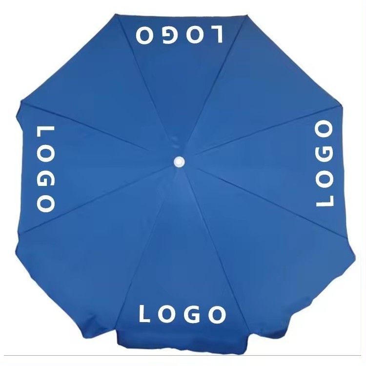 Factory customized high-quality outdoor parasol 48-inch sun umbrella portable small 1.8-meter outdoor beach umbrella