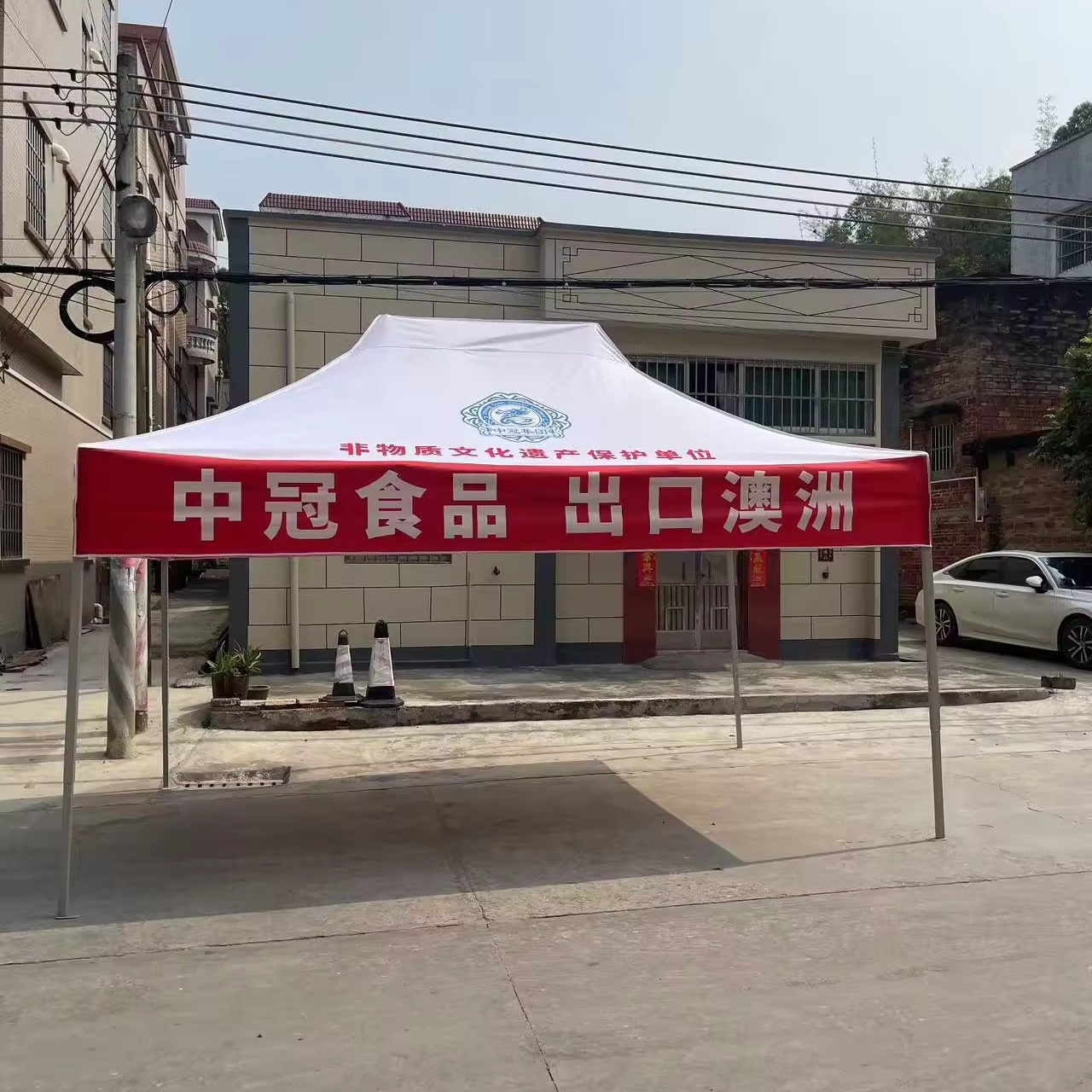 3x4.5m folding easy pop-up outdoor trade show tent, portable gazebo sunshade canopy