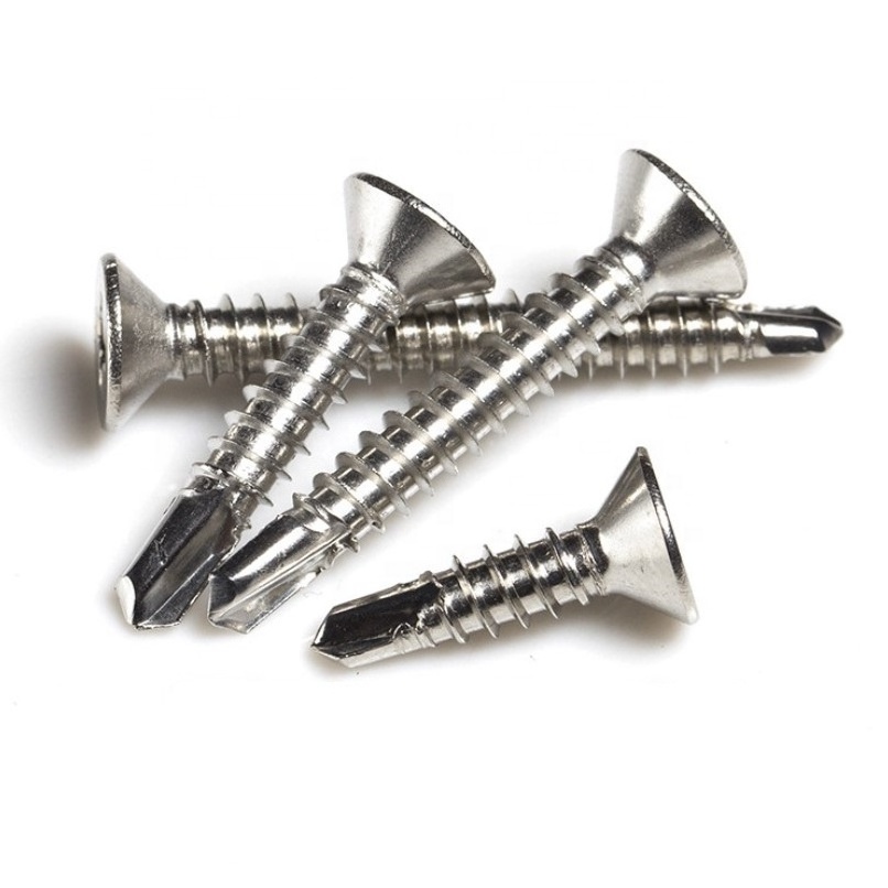 ST4.8X50 DIN7504P Cross Recessed Countersunk Head Drilling Screws With Tapping Screw Thread