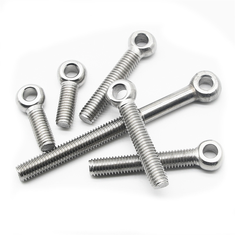 SS304 Routing eyebolts ring bolt with nut for lifting high quality blackened swing hook bolt