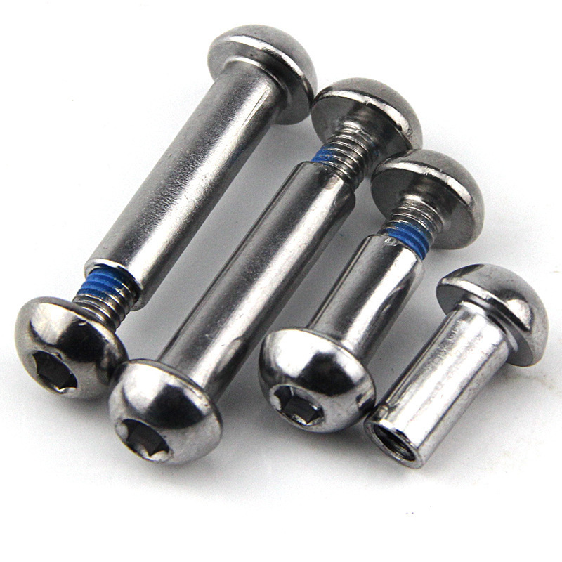 Stainless steel button head male female Chicago Screws Barrel Bolt Binding Sex Screws and Nuts