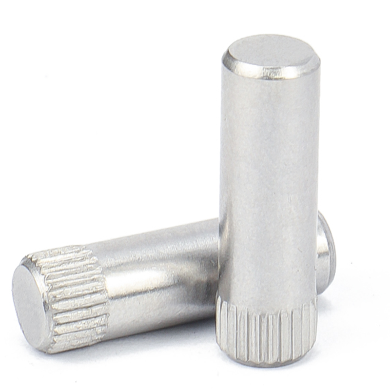 Chinese manufacture Stainless Steel 304 M2M3M4M5M6 Knurled Dowel Cylindrical Roll Pins for hinges