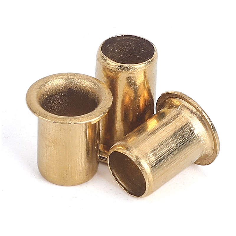 DIN 7340 copper shoe hollow Tubular rivets made from tube brass rivet