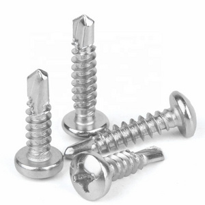 DIN7504N stainless steel Cross Recessed drill tail Pan Head self Drilling Screws