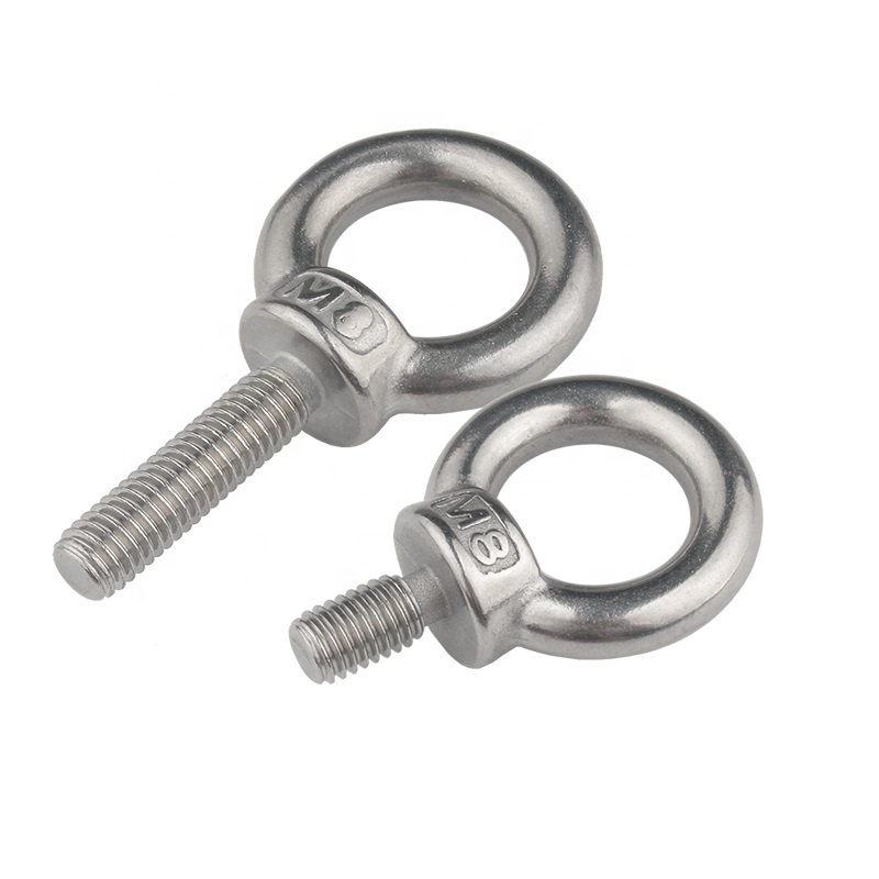 China High strength DIN580 stainless steel 304  cable rope M20 300mm lifting eye bolt and nut