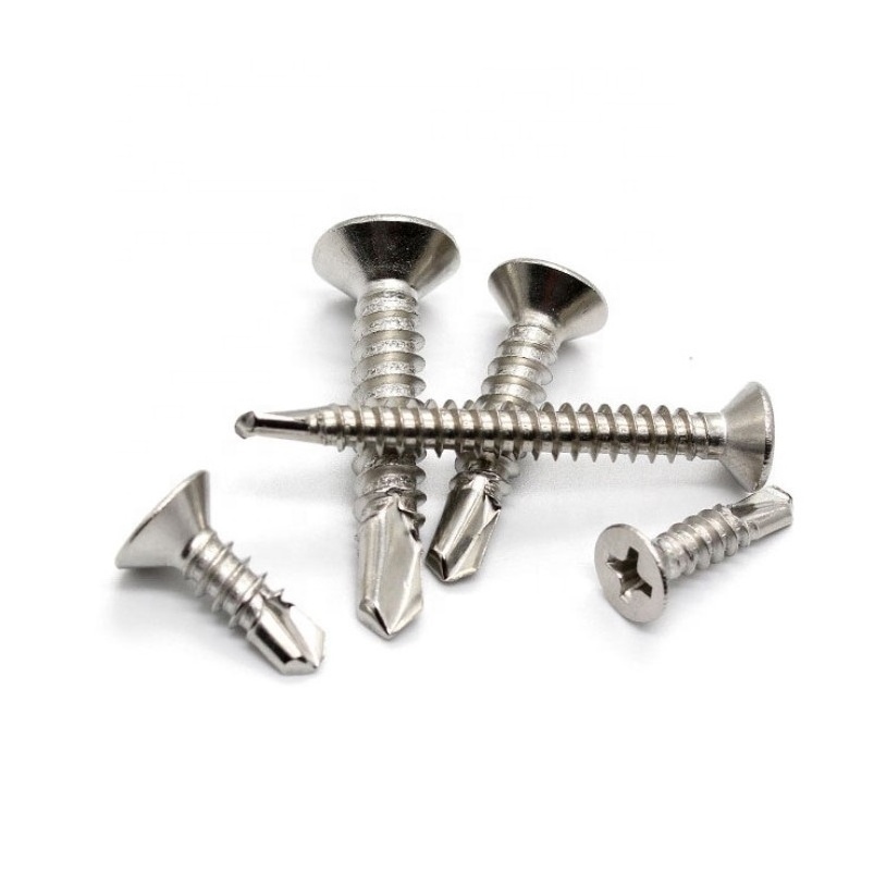 ST4.8X50 DIN7504P Cross Recessed Countersunk Head Drilling Screws With Tapping Screw Thread