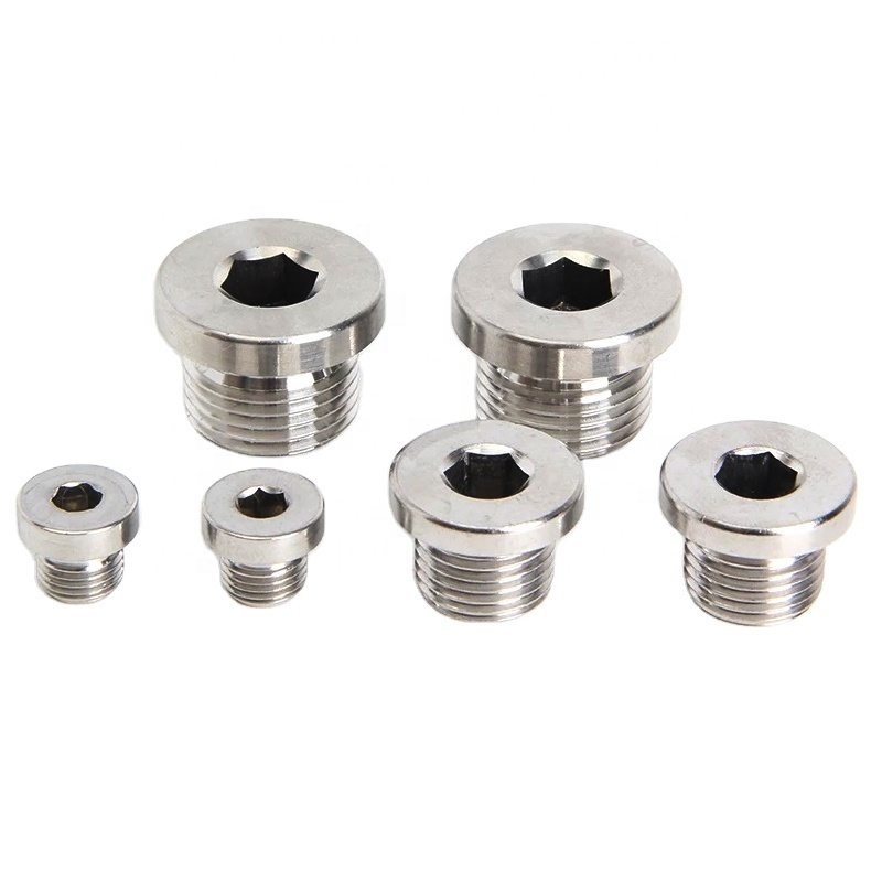 New Products DIN908 hexagon socket oil pipe plugs hexagon socket screw plug