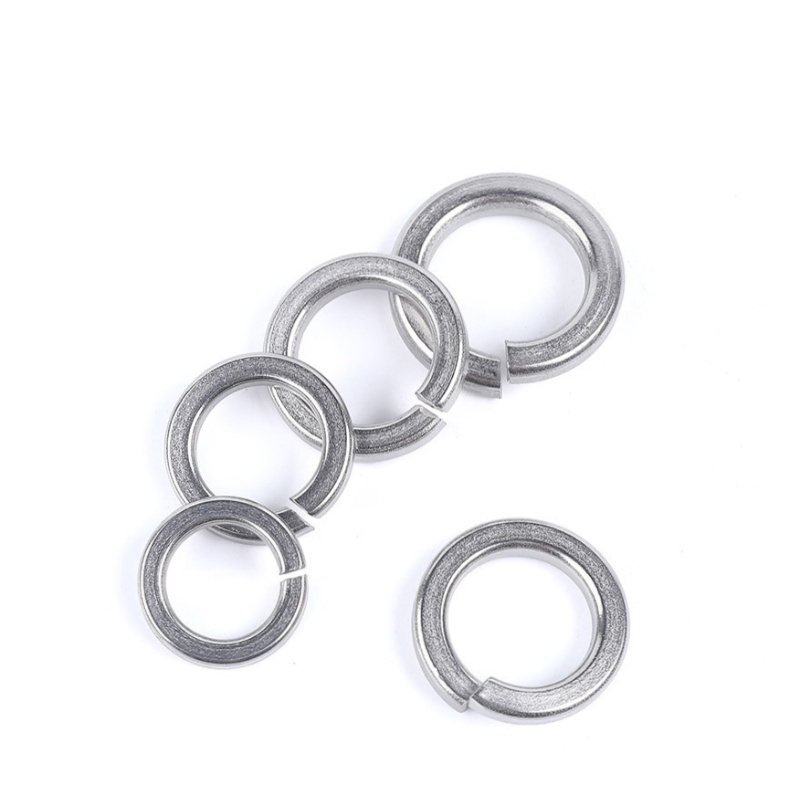 DIN127 M1.6 to M8 Black Galvanized Steel Spring lock washers Square ends nylon flat washers