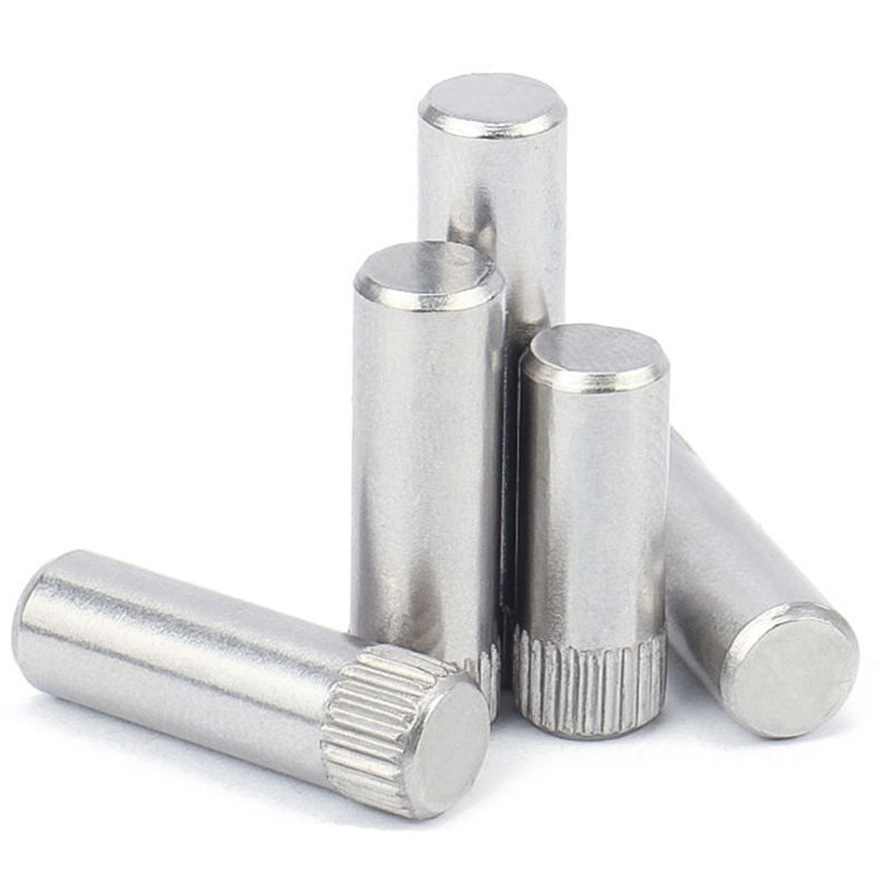 Chinese manufacture Stainless Steel 304 M2M3M4M5M6 Knurled Dowel Cylindrical Roll Pins for hinges