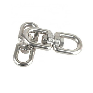 Stainless Steel Swivel Ring Durable Double Ended Swivel Eye for Swings