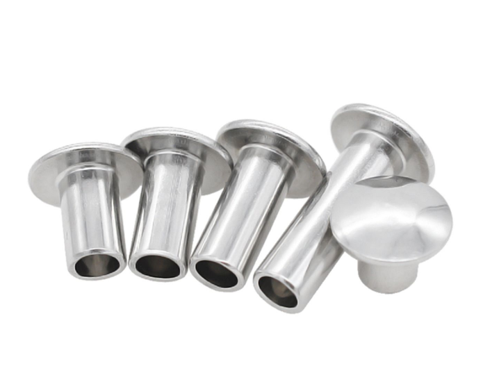 High Grade Stainless Steel Round Head Semi-Tubular DIN 7338 Hollow Rivets