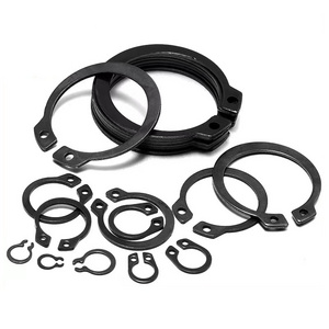 China manufacturer black oxide External Lock Snap Ring Circlip External Retaining Rings