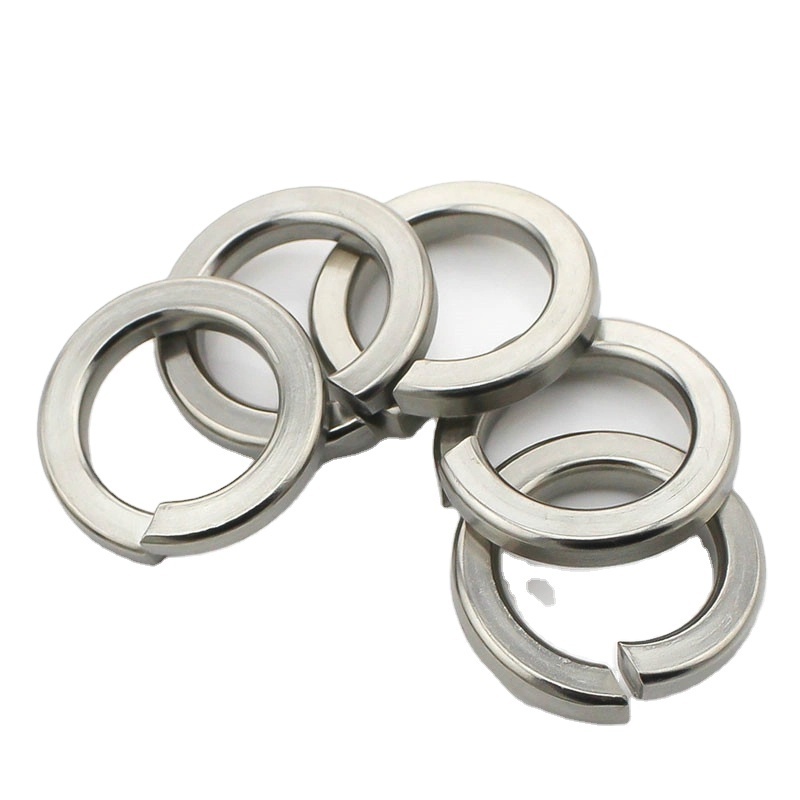 DIN127 M1.6 to M8 Black Galvanized Steel Spring lock washers Square ends nylon flat washers